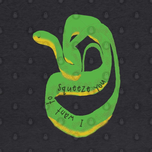 Snake Says, "I Want to Squeeze You" by ahadden